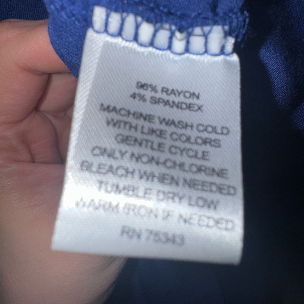 ⚡️NWT Saint Tropez West Dress in Navy and Coral Size Medium - Picture 4 of 5